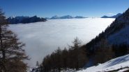 lo spettacolo osservato dall'Alpe Collet (17-11-2013)