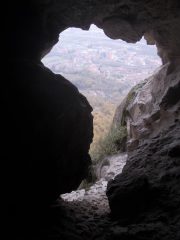 L'interno della cava di Roca Furà