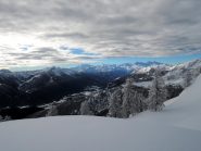 Panorama su Val Vigezzo e catena del Rosa