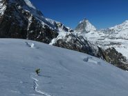 Discesa mozzafiato sul versante svizzero