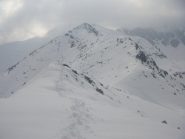 la parte percorsa della Cresta Tirolo