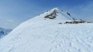 la cima vista dal Col du Clot Julien