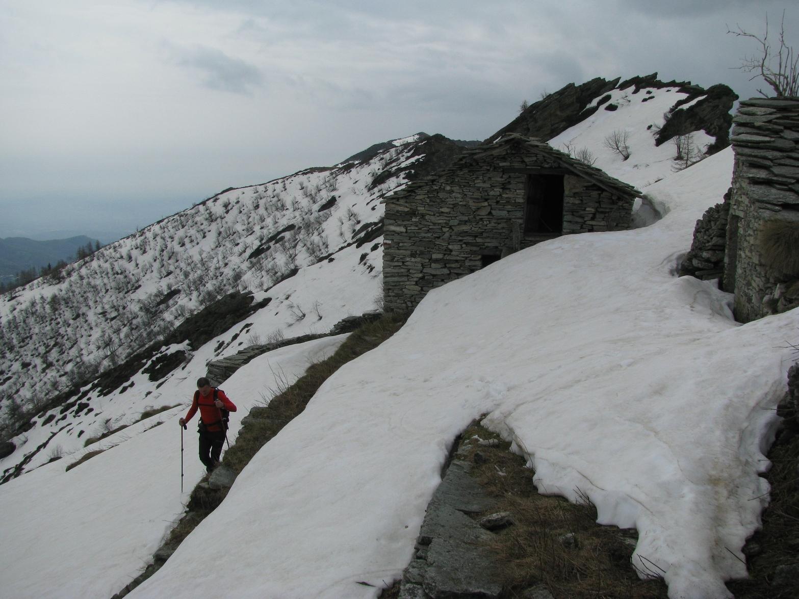 Ancora neve all'Alpe San Rocco