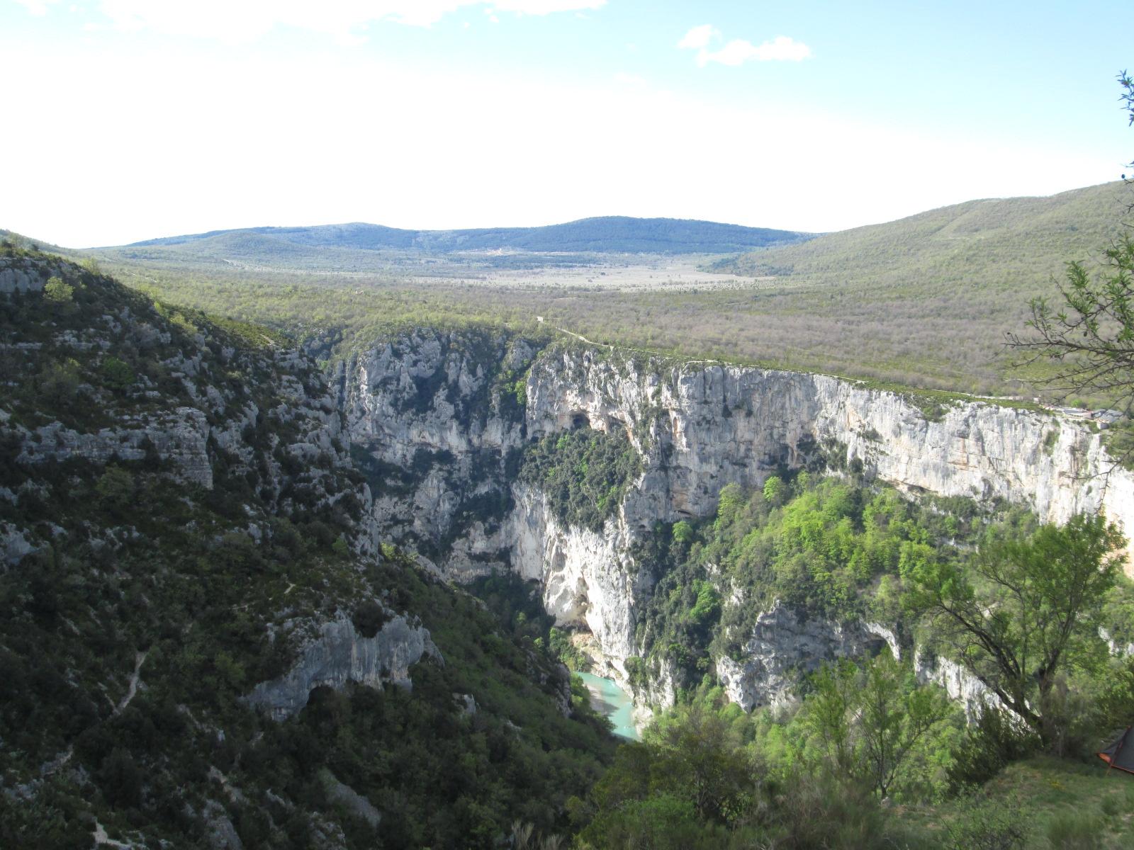 canyon visto dallo Chalet de Maline