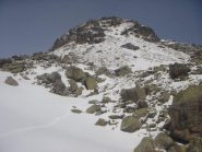 il Monte Morion col versante da risalire