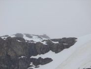 Bivacco Musso 3668 m, sulla Spalla Isler e Plateau du Couloir subito sotto 3600