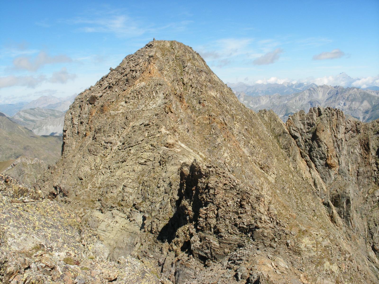 Cima Las Blancias con la cresta di salita