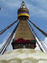 Lo Stupa buddista a Bodnath