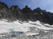 15 - laghetto glaciale che si sta formando a fodo ghiacciaio