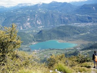 Il Lago di Caldaro visto dal Monte Liri
