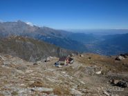 Panorama dal rifugio sul rocciamelone e la bassa val di Susa e Torino