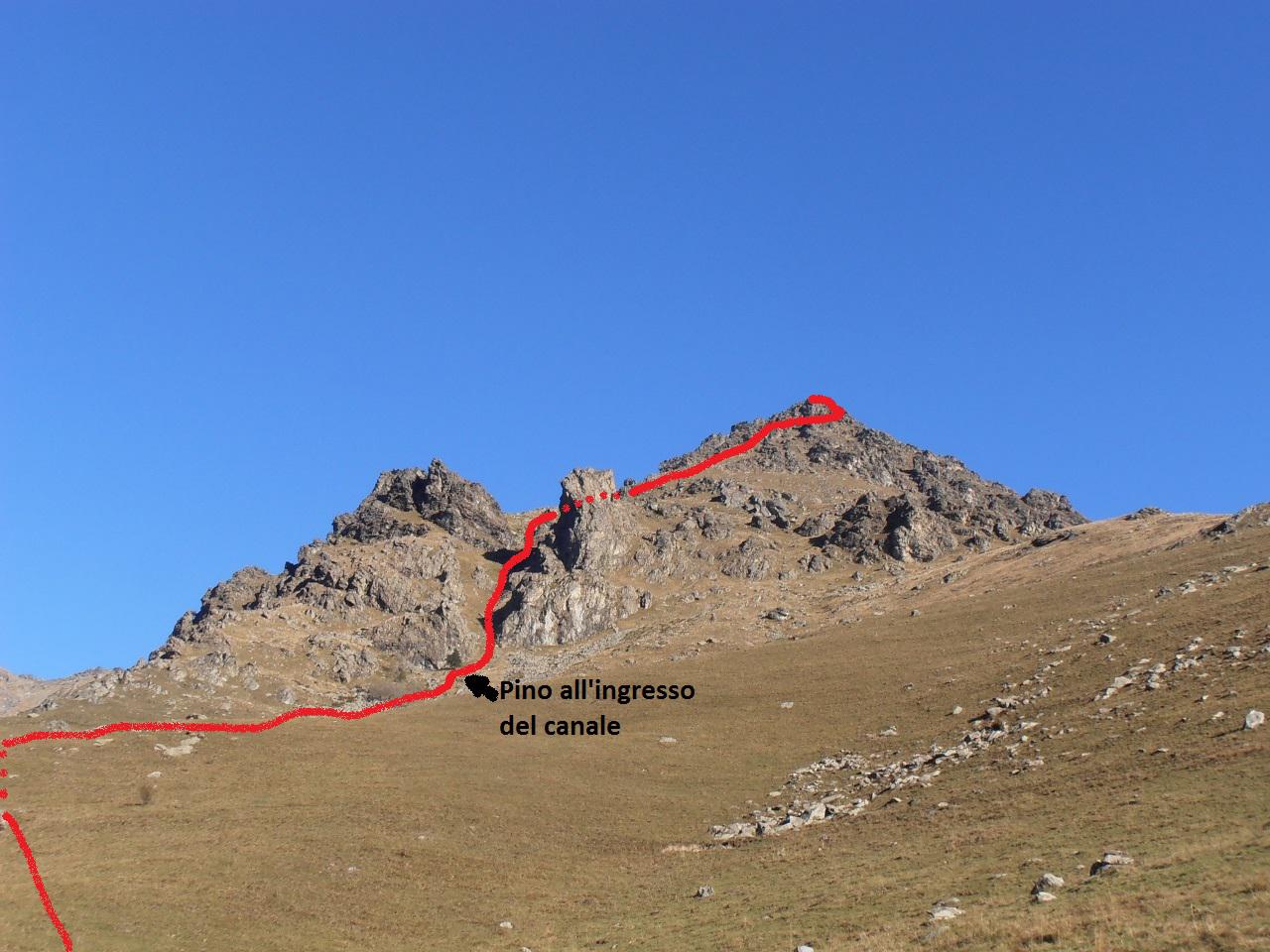 01 - itinerario visto dall'alpe Ghet