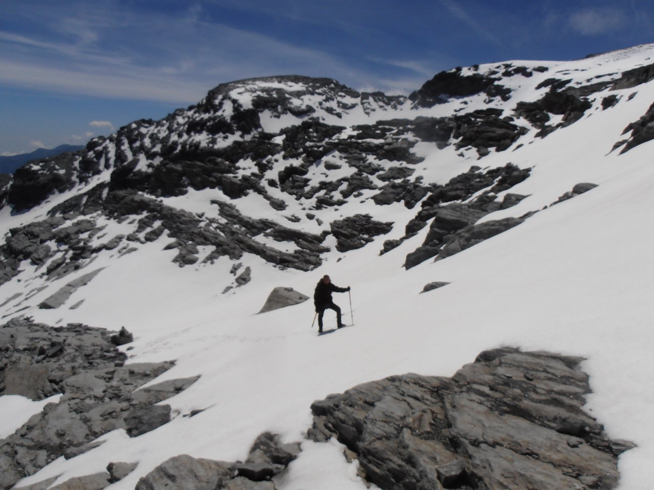 03 - quasi in cresta salendo dal glacio-nevaio