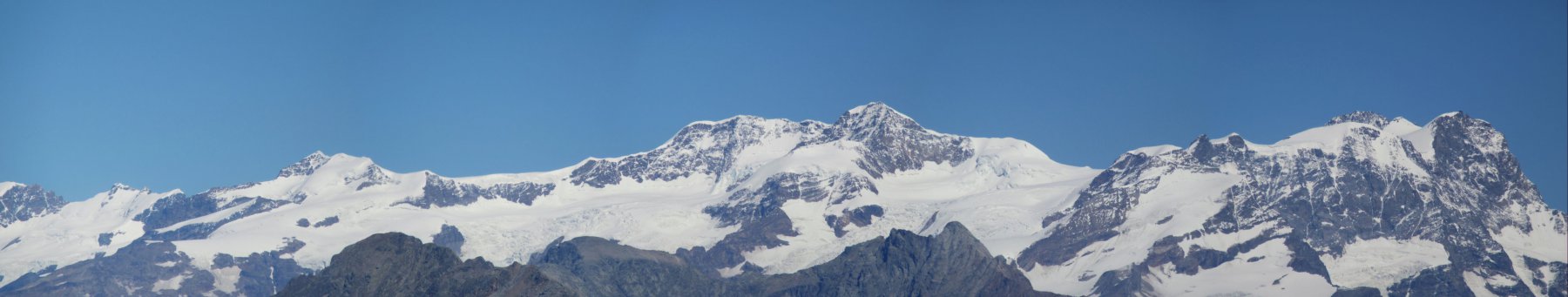 Panorama sul Monte Rosa