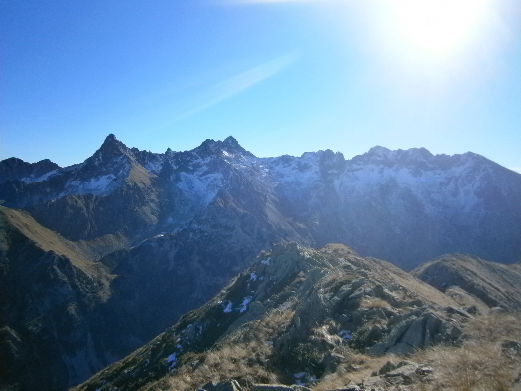 Panorama dalla cima Plisser