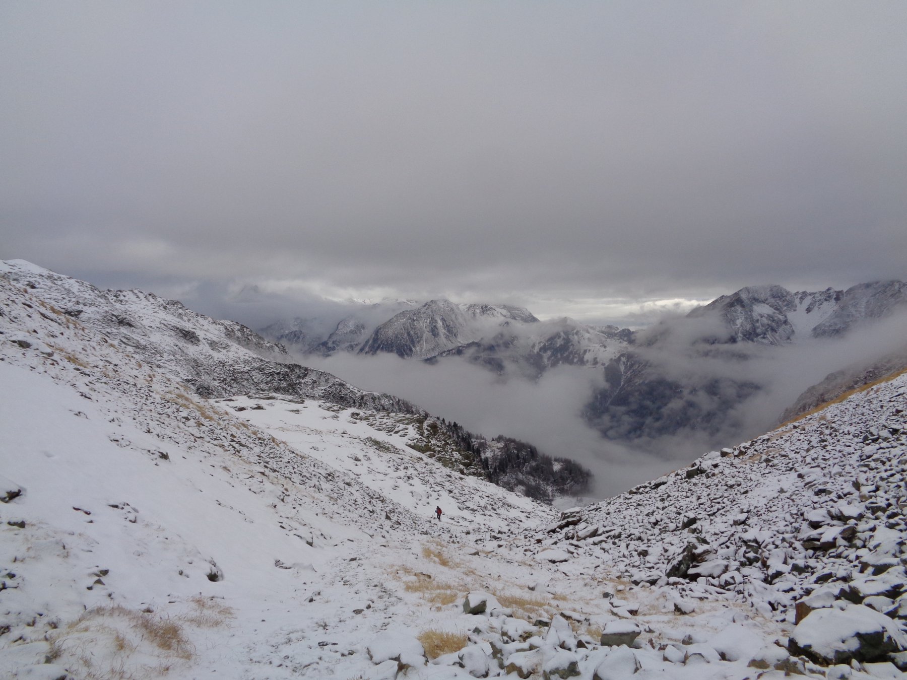 panorama su verso la Val d'Aosta