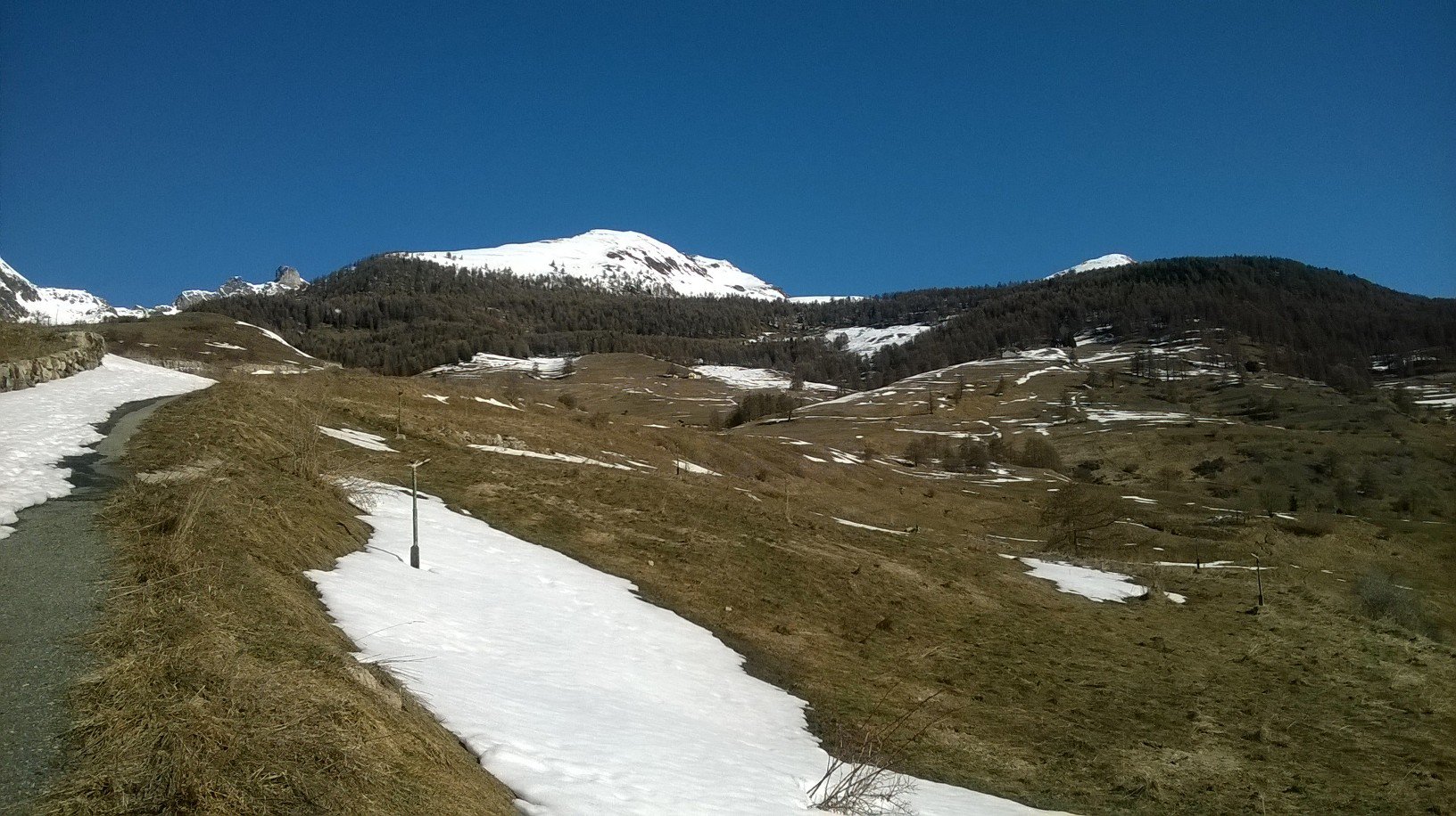 La situazione neve a Lignan