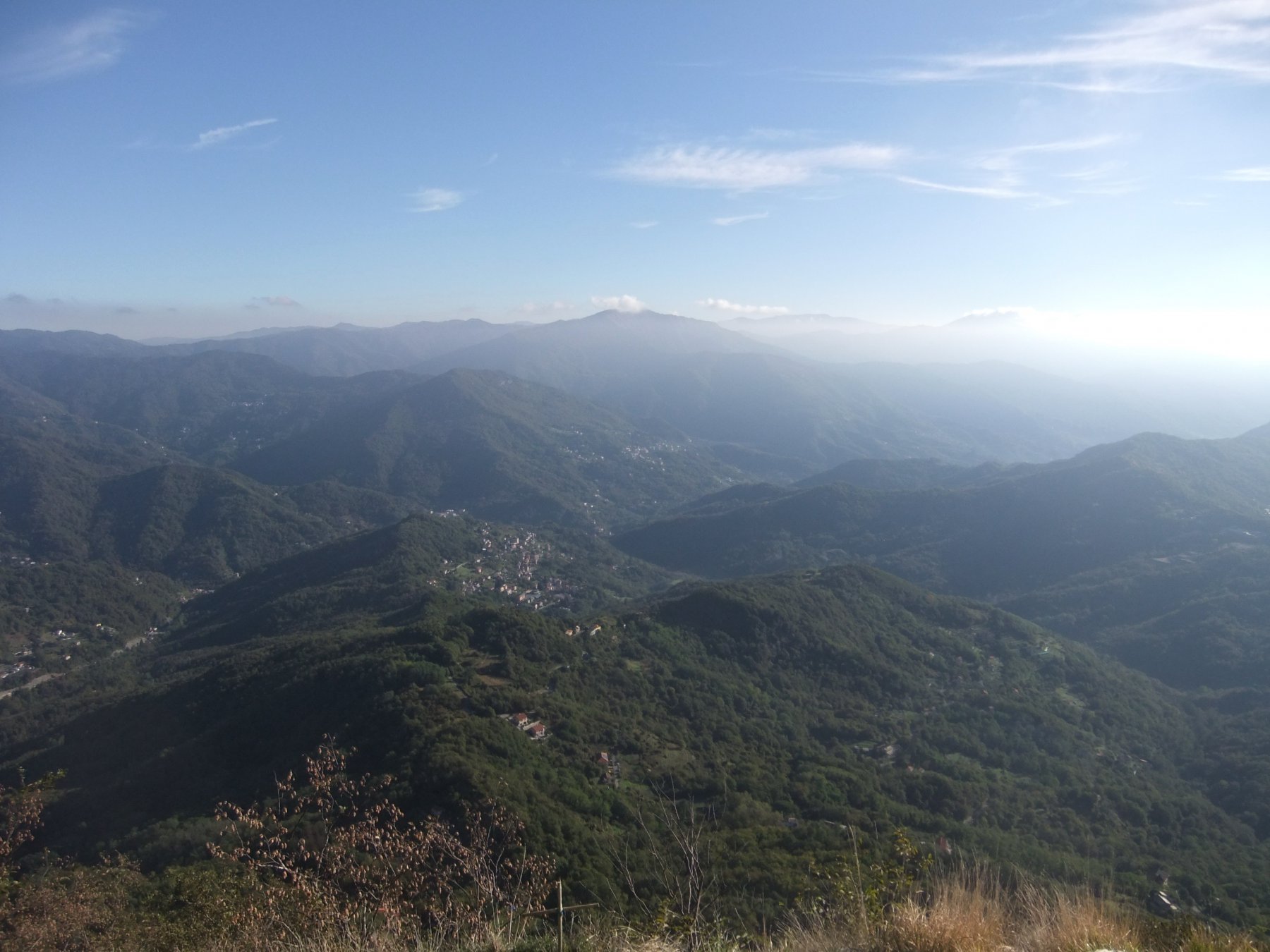 Panorama sulla Val Fontanabuona