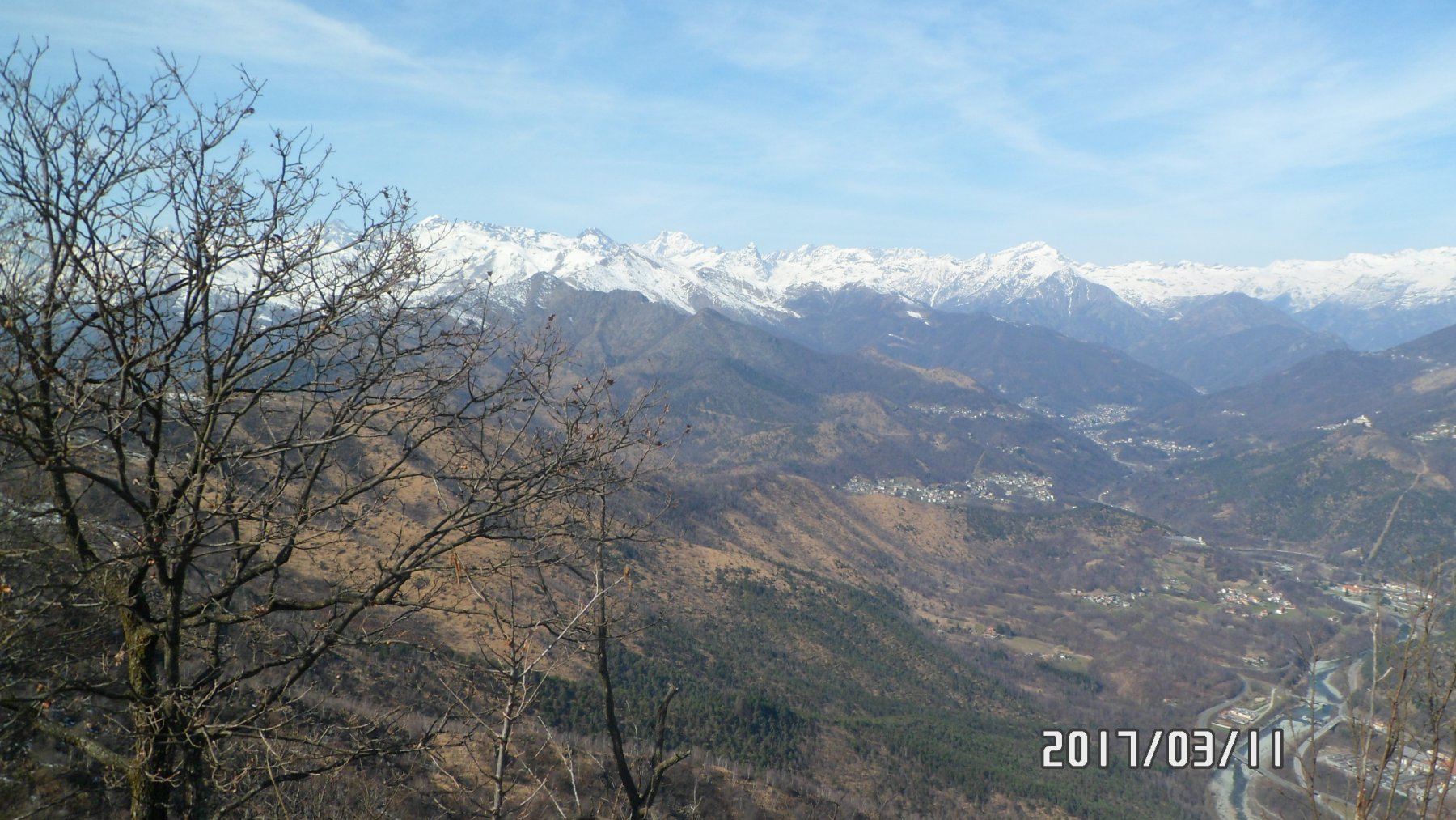 Panorama dal monte Corno