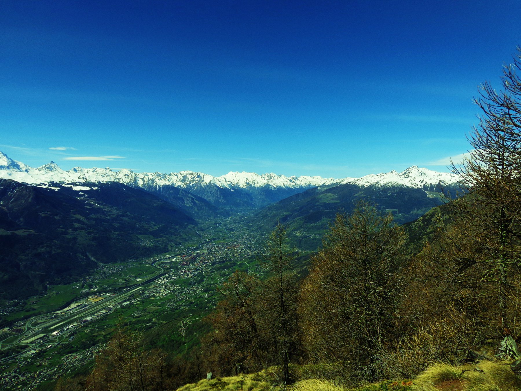 Panorama verso Aosta