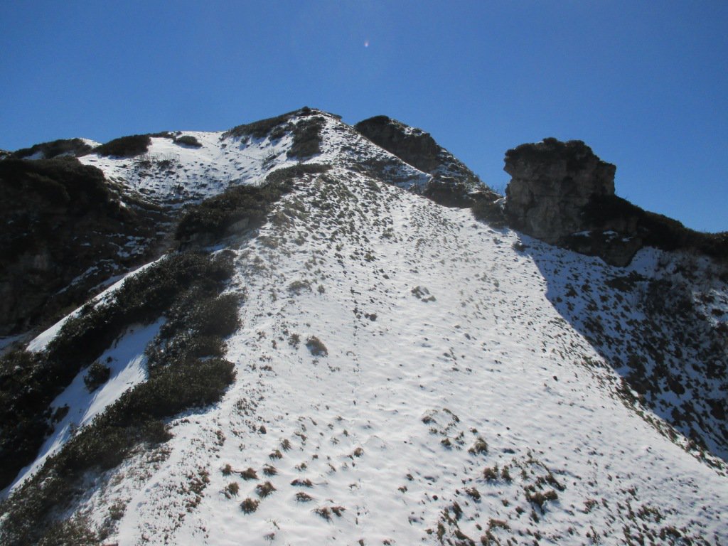 cresta del Ventolaro andando verso l'Alpe Balma