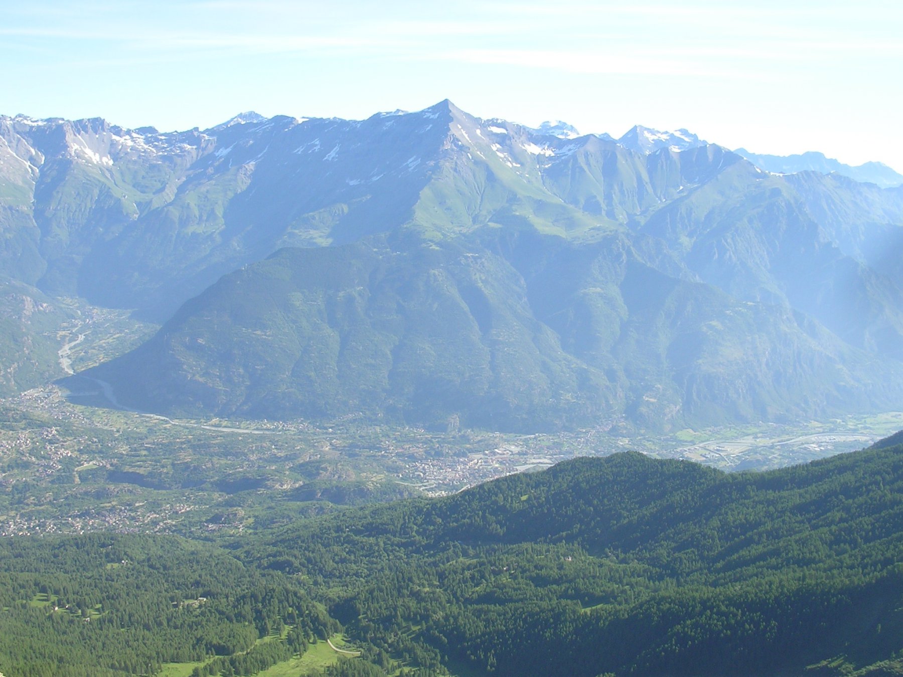 Panorama sulla valle di Susa