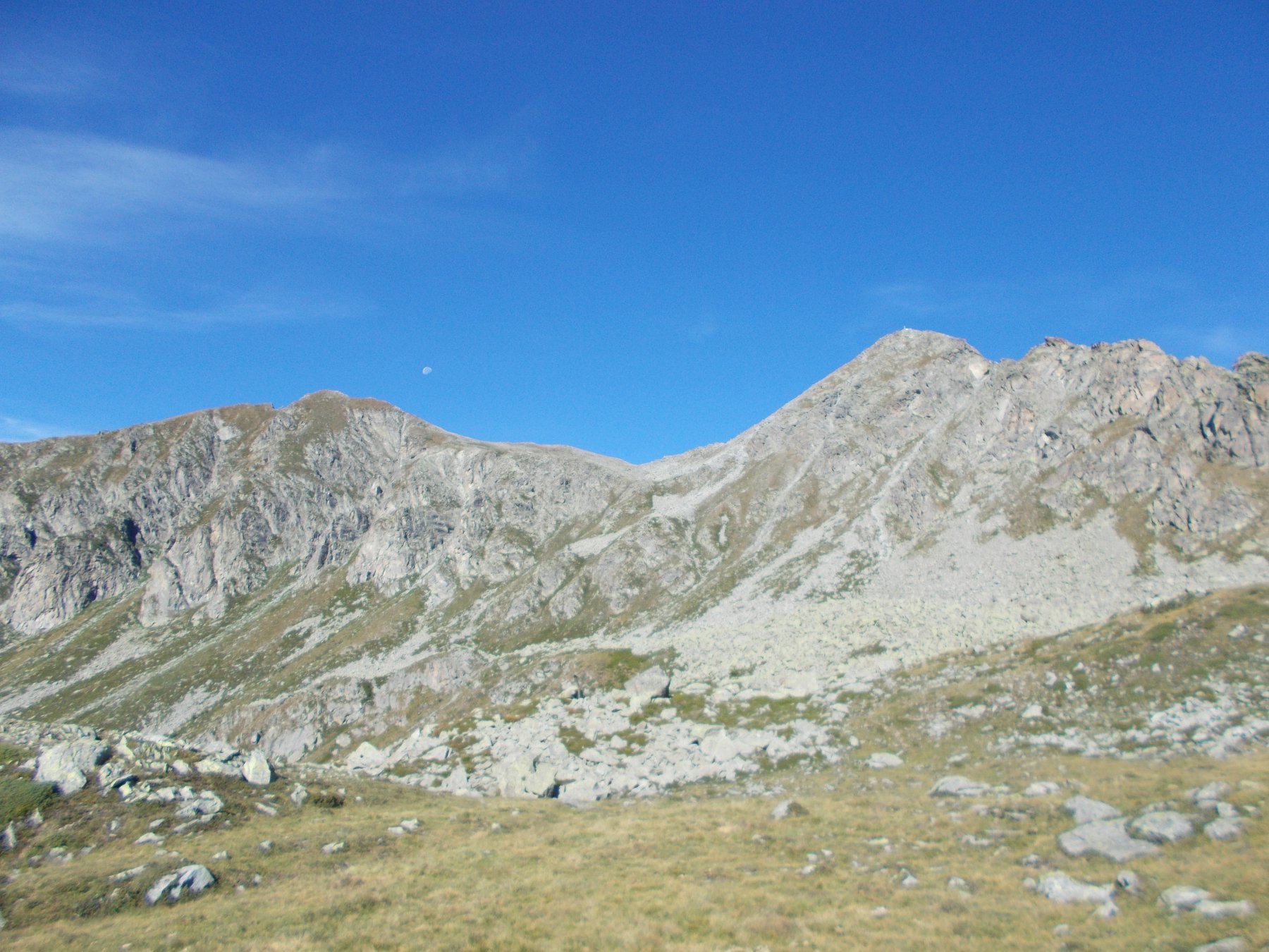 Da sinistra la P.ta Loson, l'omonimo colletto e il Monte Robinet.