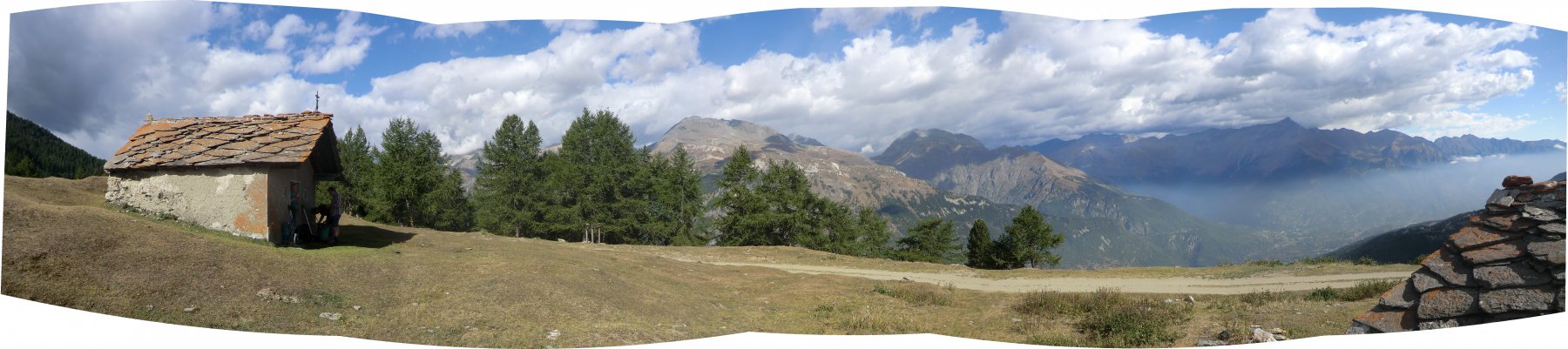 Panorama dall' Alpe d' Argueil