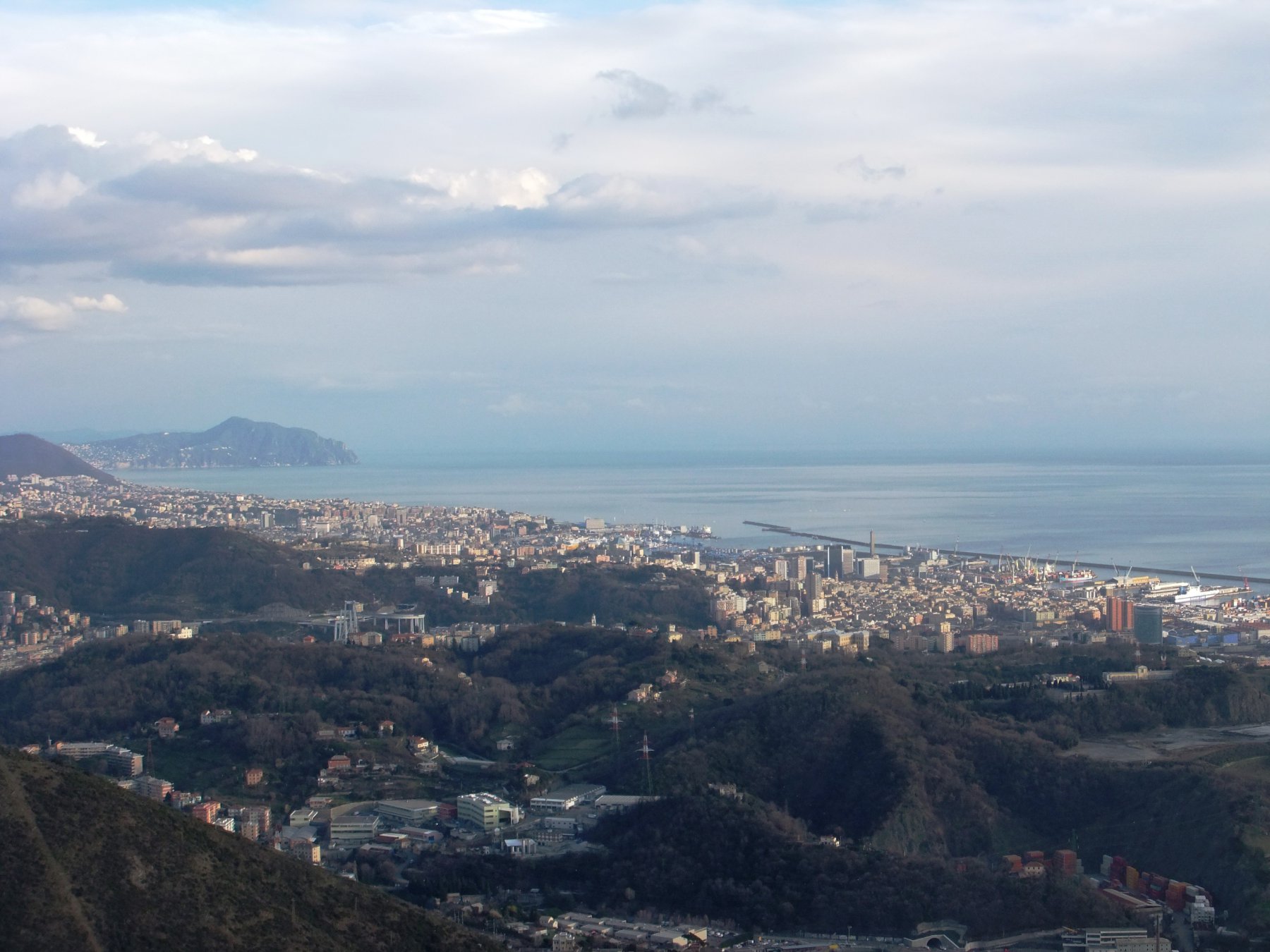 Gran panorama su Genova