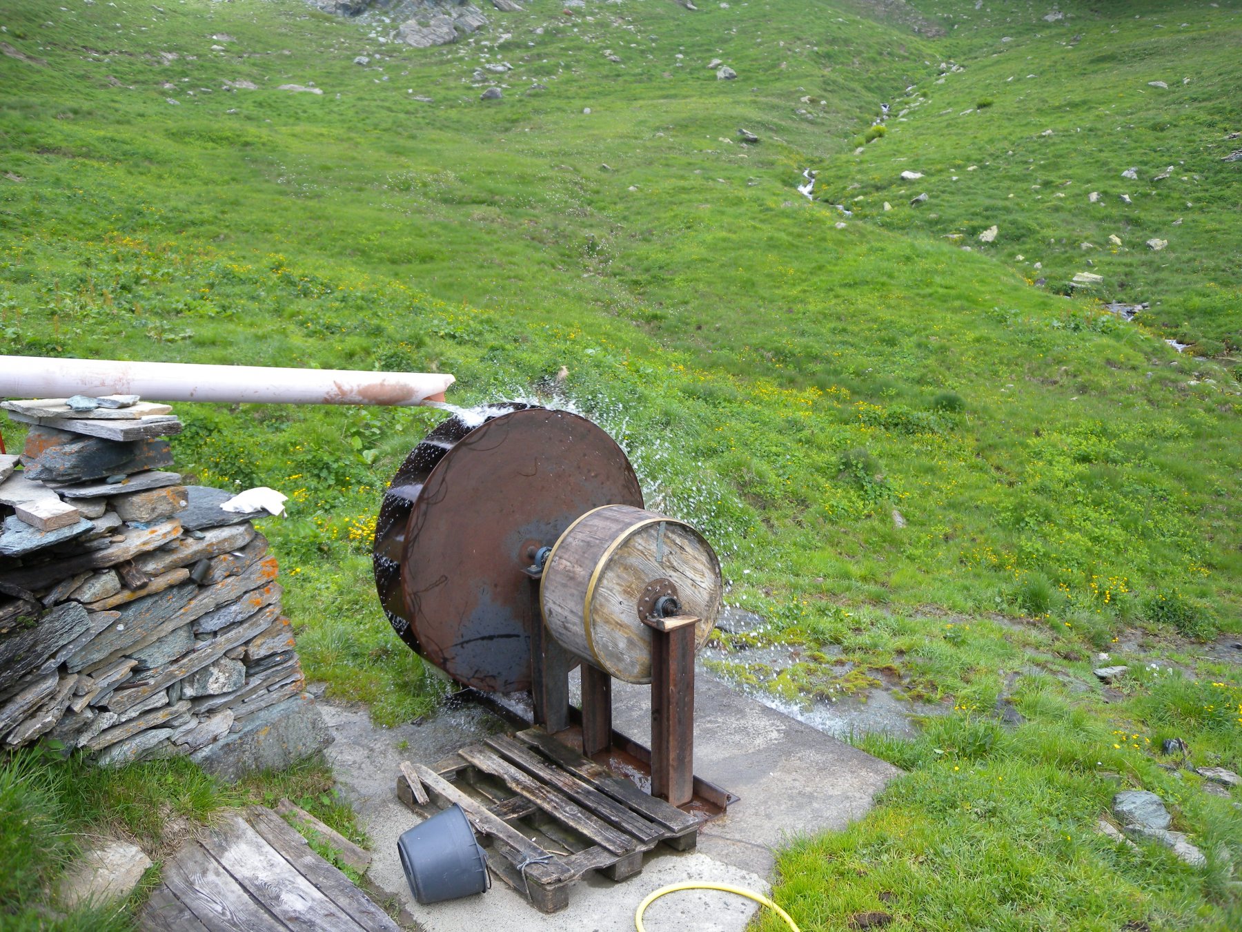 Lavorazione burro all'Alpe Portia