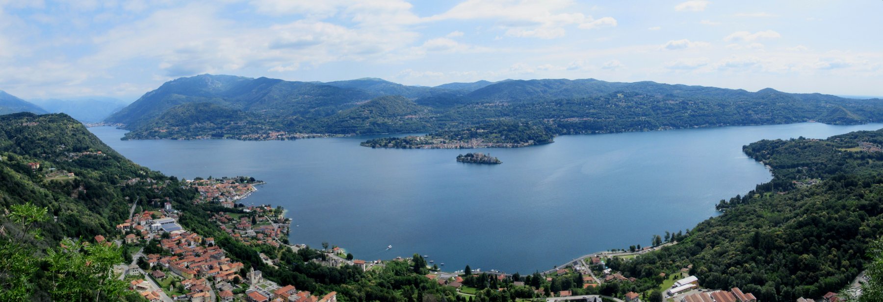 Panorama sul Lago d'Orta 
