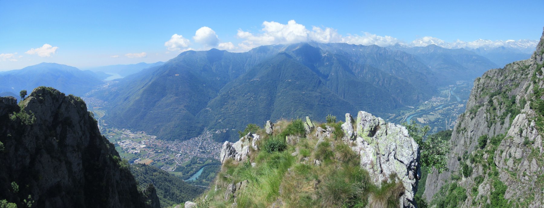 Panorama verso valle