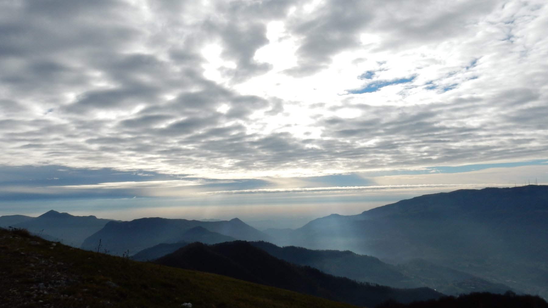 Panorama sulla Valle Imagna.