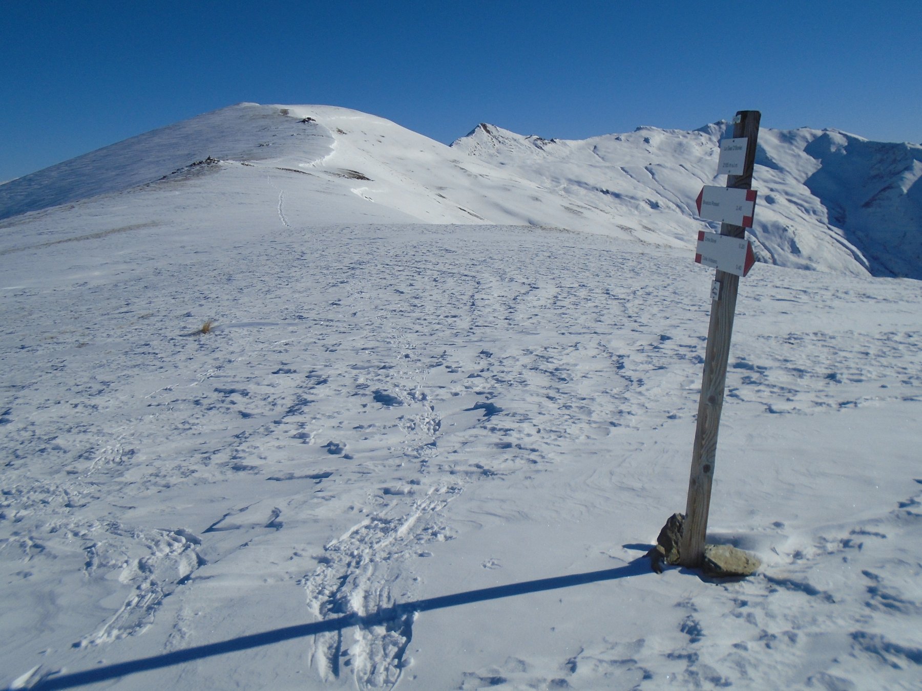Passo Borel (2185m): sguardo verso Cima dell'Omo