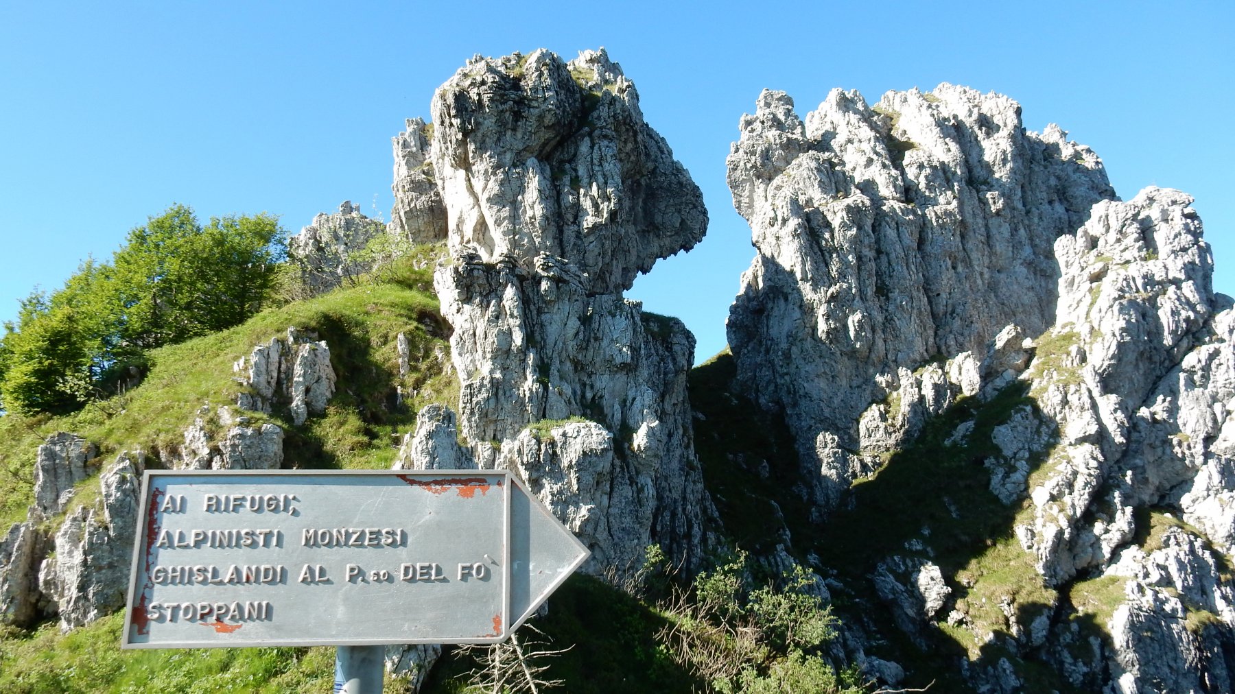 Formazioni rocciose I Solitari 1667mt.
