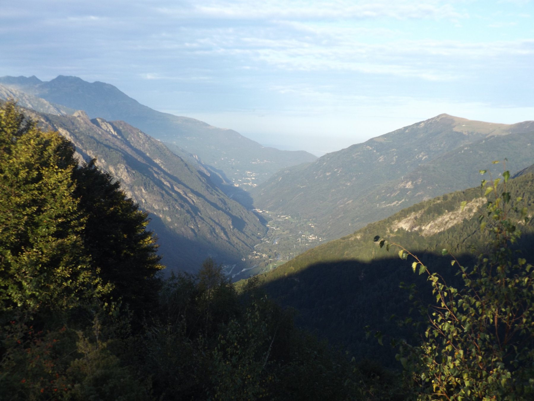 Panorama sulla valle