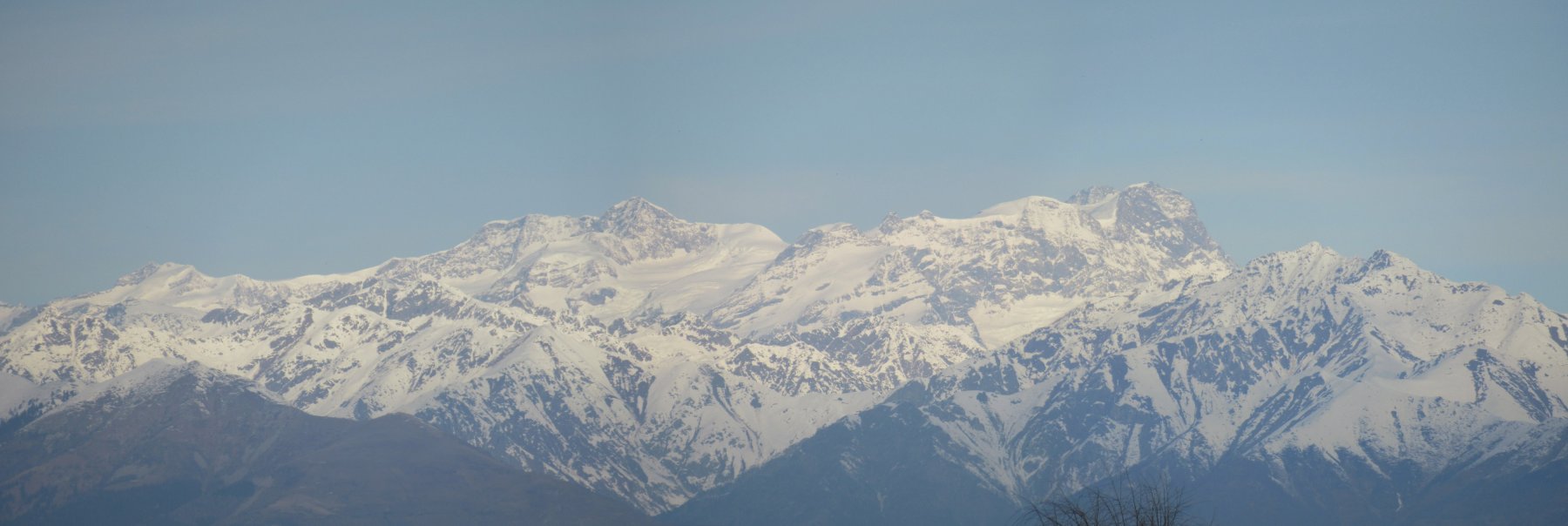panorama sul Monte Rosa