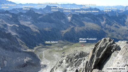 Panorama sulla Val Salarno.