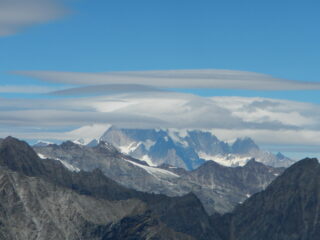 dal Col Leynir vista verso il Monte Bianco