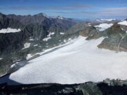 Il panorama del ghiacciaio.