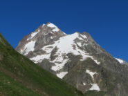 Aiguille de Trelatete e Piccolo Monte Bianco visti salendo