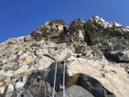 Calate dalla cresta rocciosa quota 3900 m circa. 