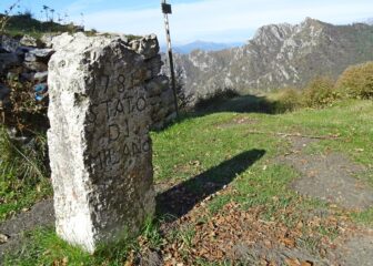 La Passata 1244mt. , da qui incomincia il tratto di cresta sud del monte Resegone.