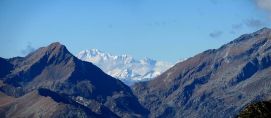 Panorama sul Monte Bianco