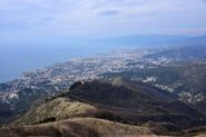 Genova e la dorsale di salita al monte Fasce