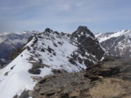 Tete Pierre Muret e cresta omonima dalla vetta quota 2.981
