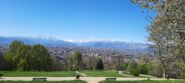 Panorama su Torino e le Alpi dal parco S.Vito