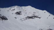 Cima Ovest e cima centrale dell'Ormelune dal pianoro dell'ex ghiacciaio a quota 2.600 m