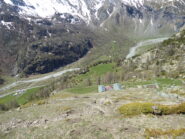 scendendo sull'Alpe Rulè....