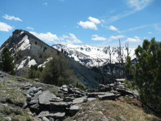 il Monte Corbioun e la Cima Dormillouse visti dal Petit Cric